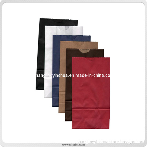Shopping Kraft Paper Packaging Carrier Colored Gift Bag